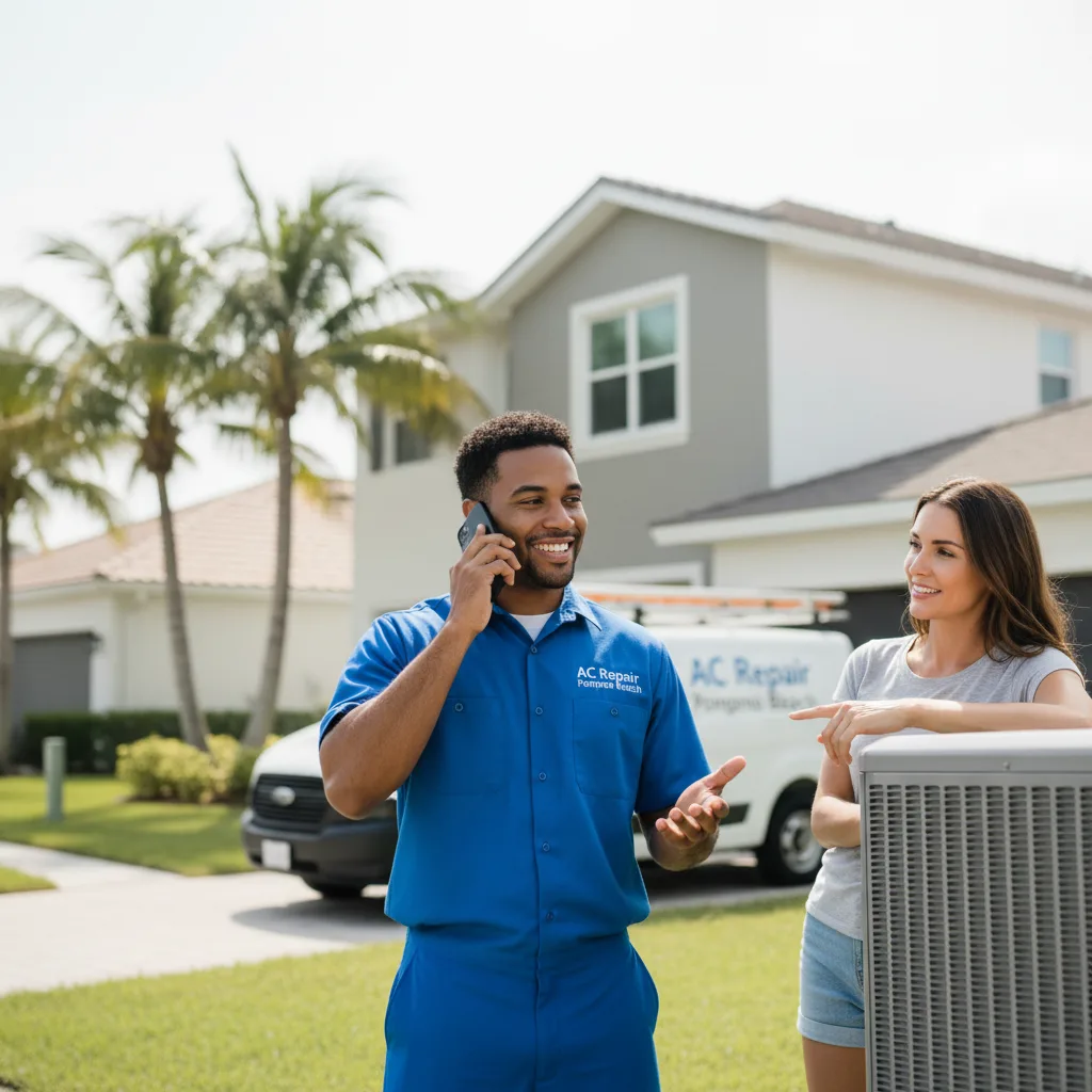 AC Repair Pompano Beach customer support in Baldwin Place